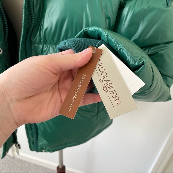 NWT Koolaburra by UGG Women's Green Puffer Jacket - Picture 5 of 11